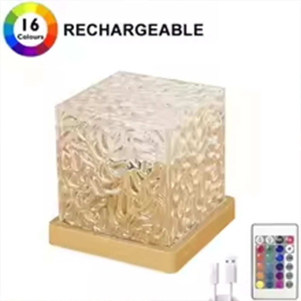 HOMEFISH RGB Ocean Wave Projector - 16 Color Night Light